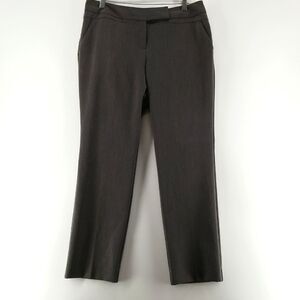 Worthington Trouser Pants Women's 10 Petite Modern Fit Straight Leg Grey Office